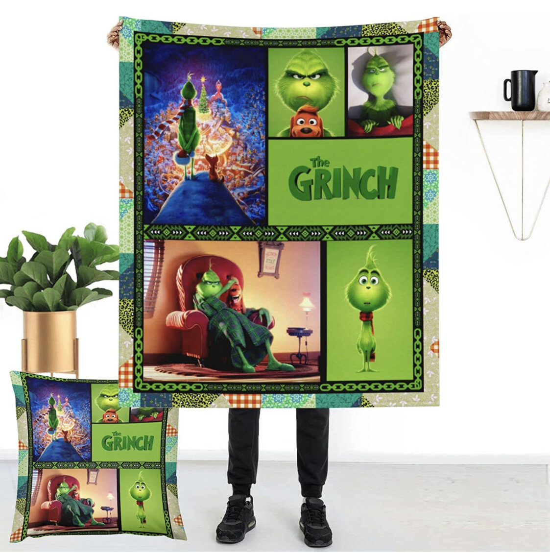 Set of 3 Fleece Throw Blankets