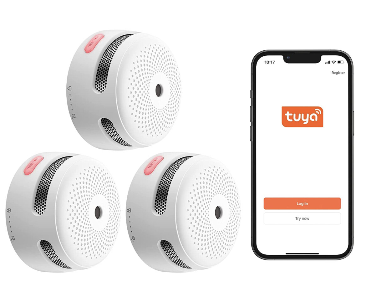 Set of 9 Wi-Fi Smoke Alarms 