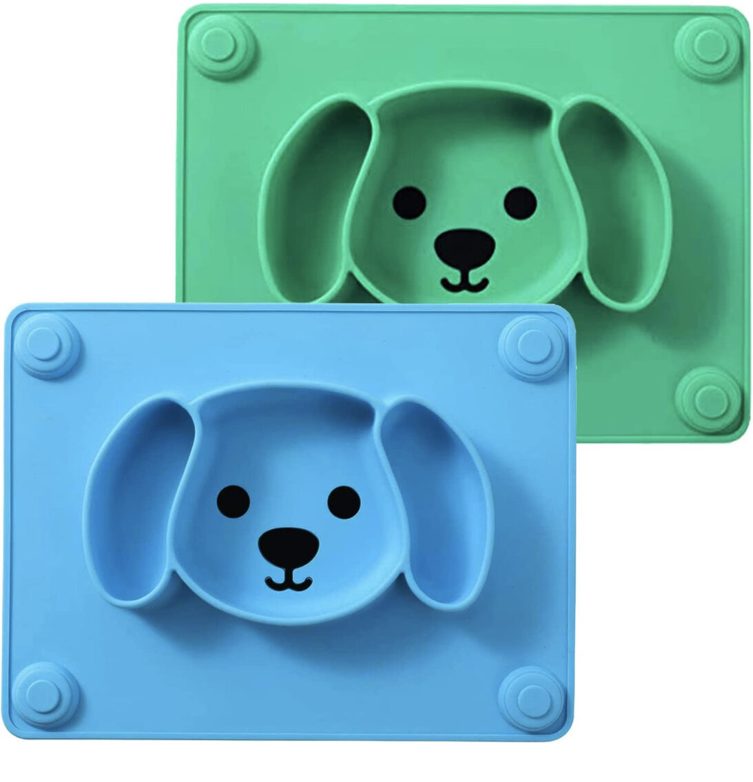 2 Count Suction Plates for Babies 