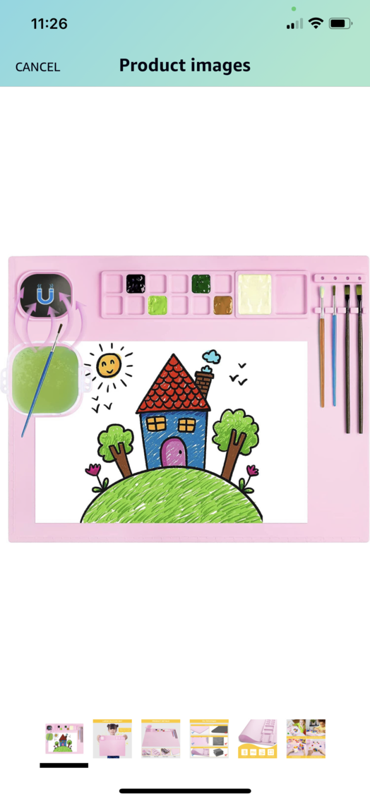 Pink Silicone Crafting Mat