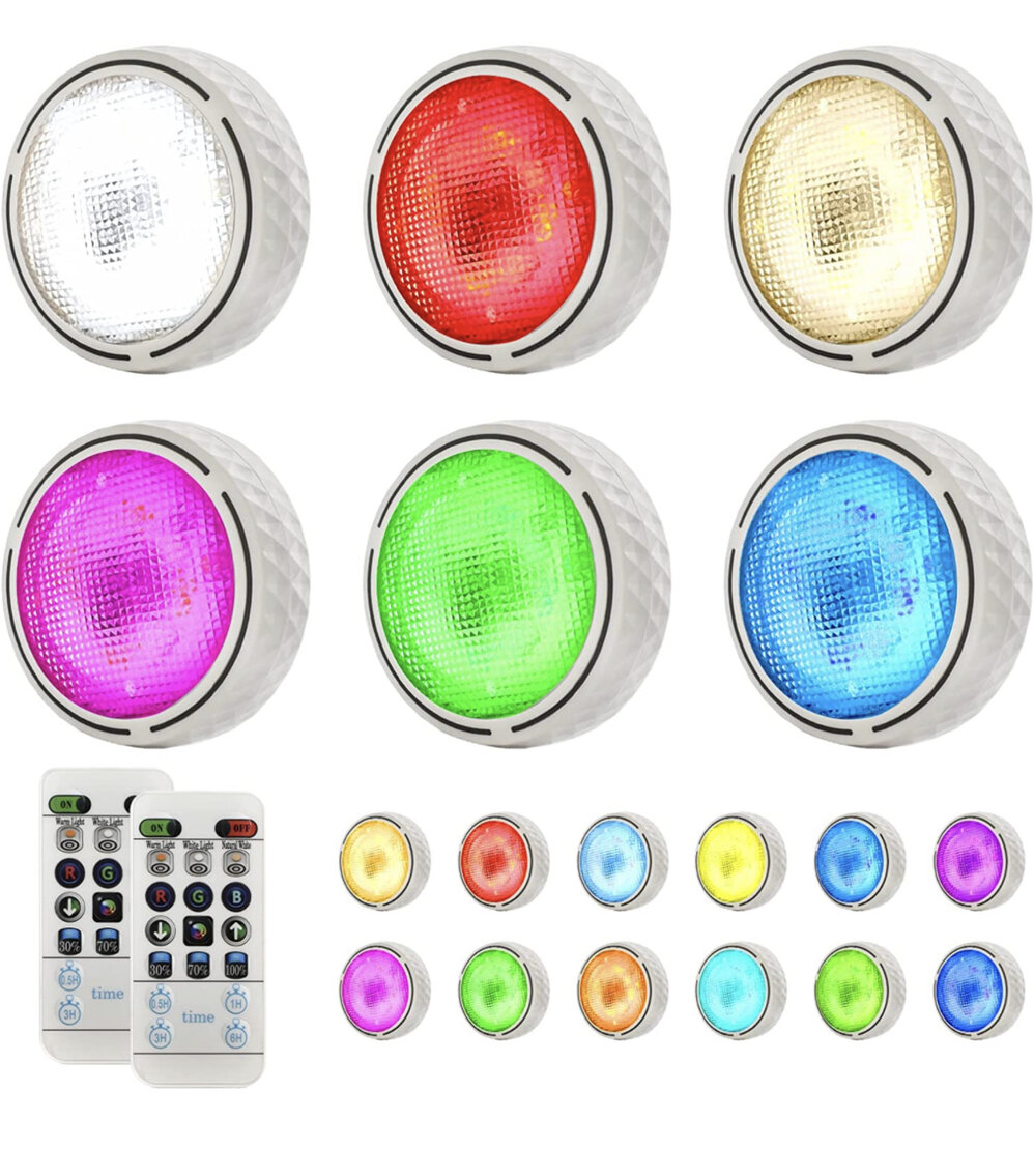 18 Total Cabinet Lights 