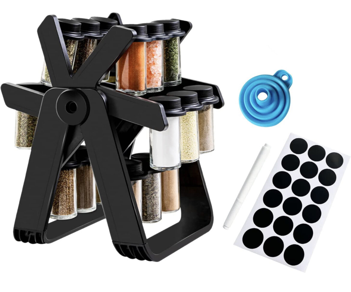 18 Jar Rotating Spice Rack 