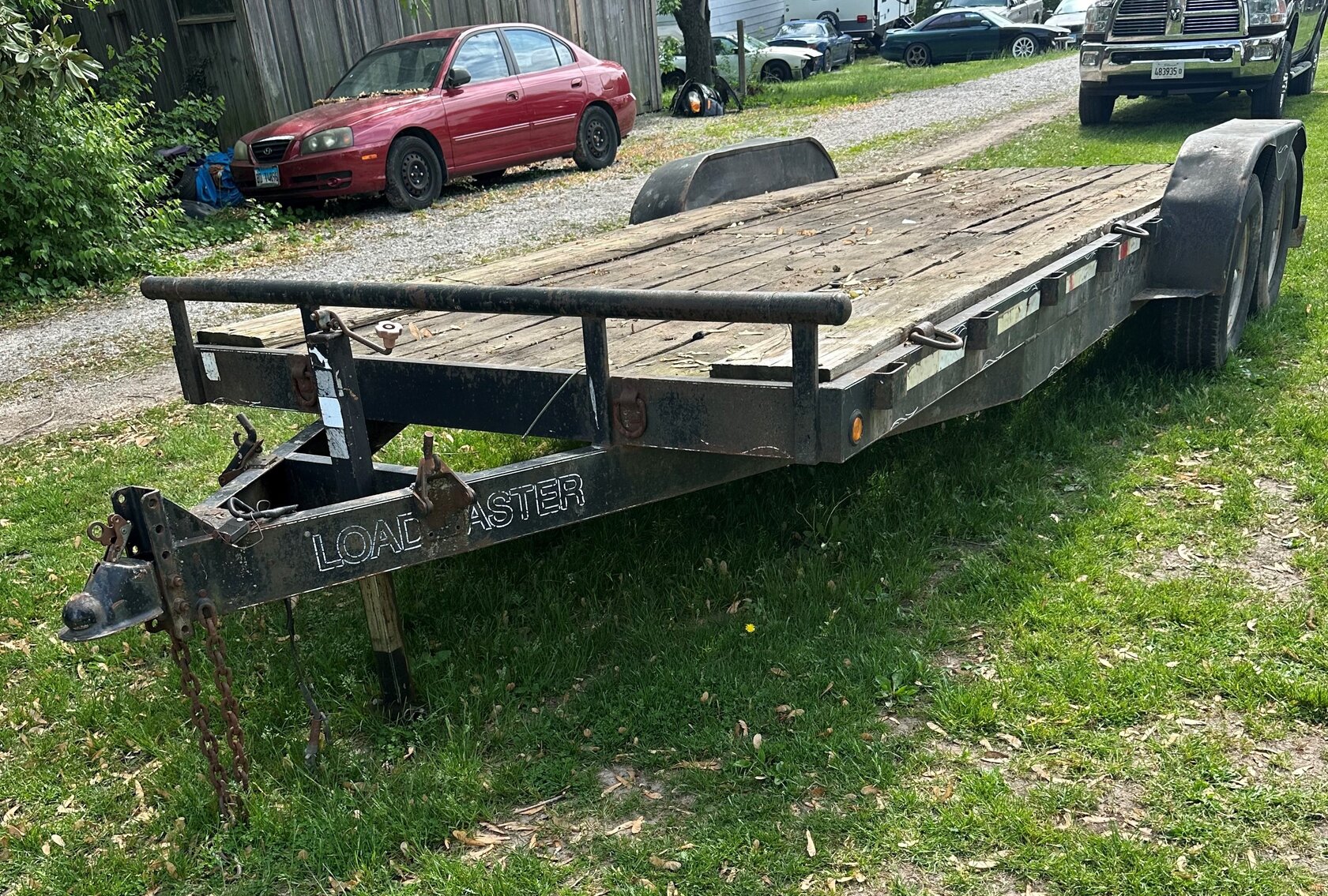 1999 Load Master Flat Bed Trailer
