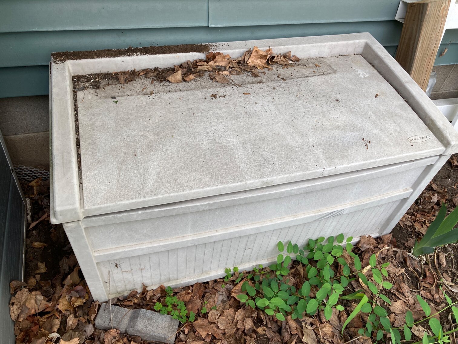 Storage Bench And Hoses 