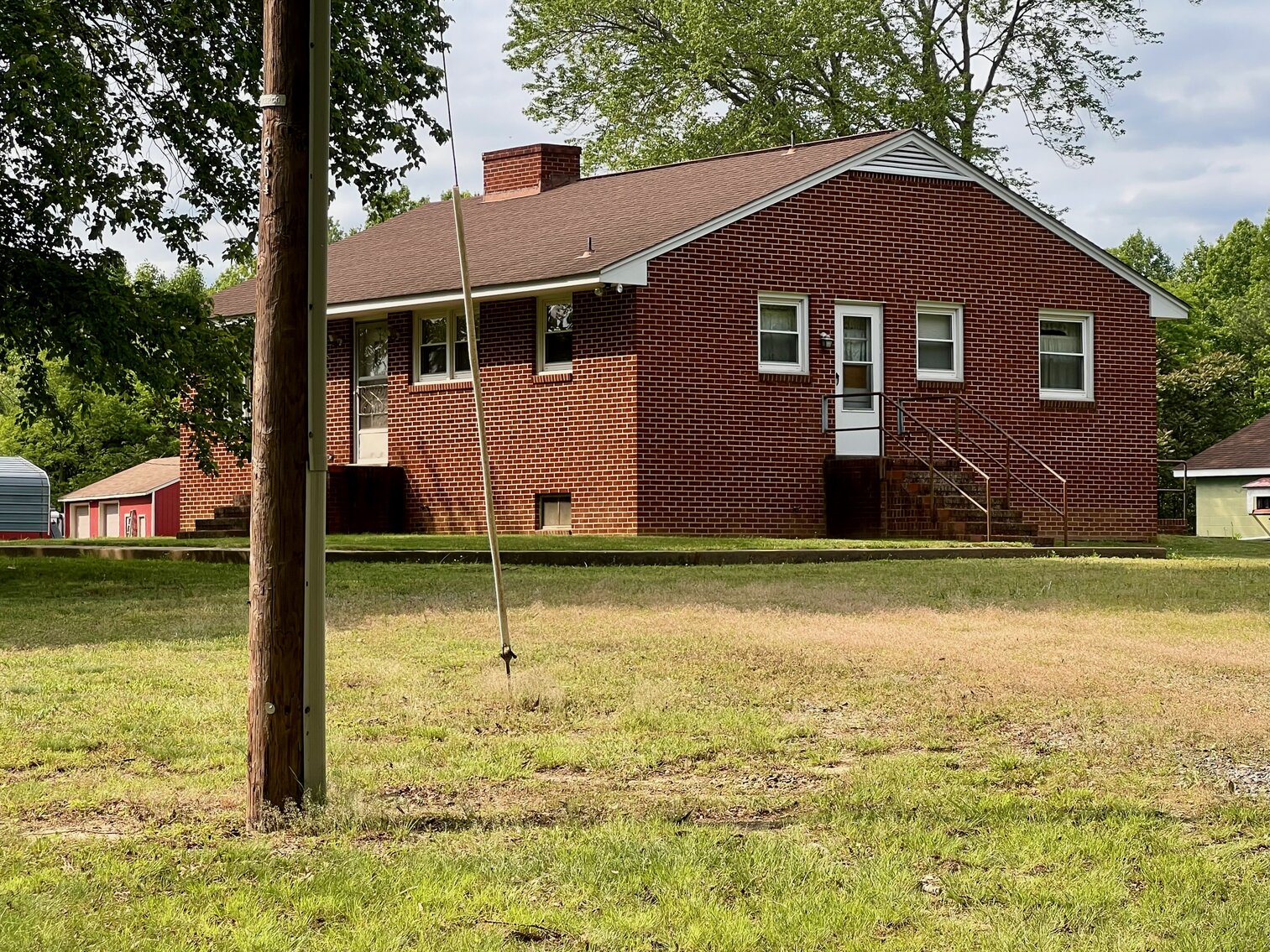 Image for 3 BR/1 BA Brick Home on 4 +/- Acres w/Walk-Out Basement, Outbuildings & 380'+/- of Frontage on Old Plank Rd.--Spotsylvania County, VA