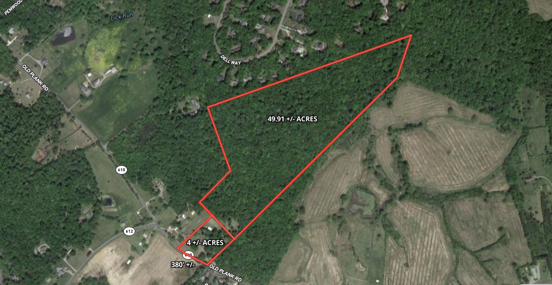 Image for 49.91 +/- Acres Off Old Plank Rd. w/Development Potential--Spotsylvania County, VA