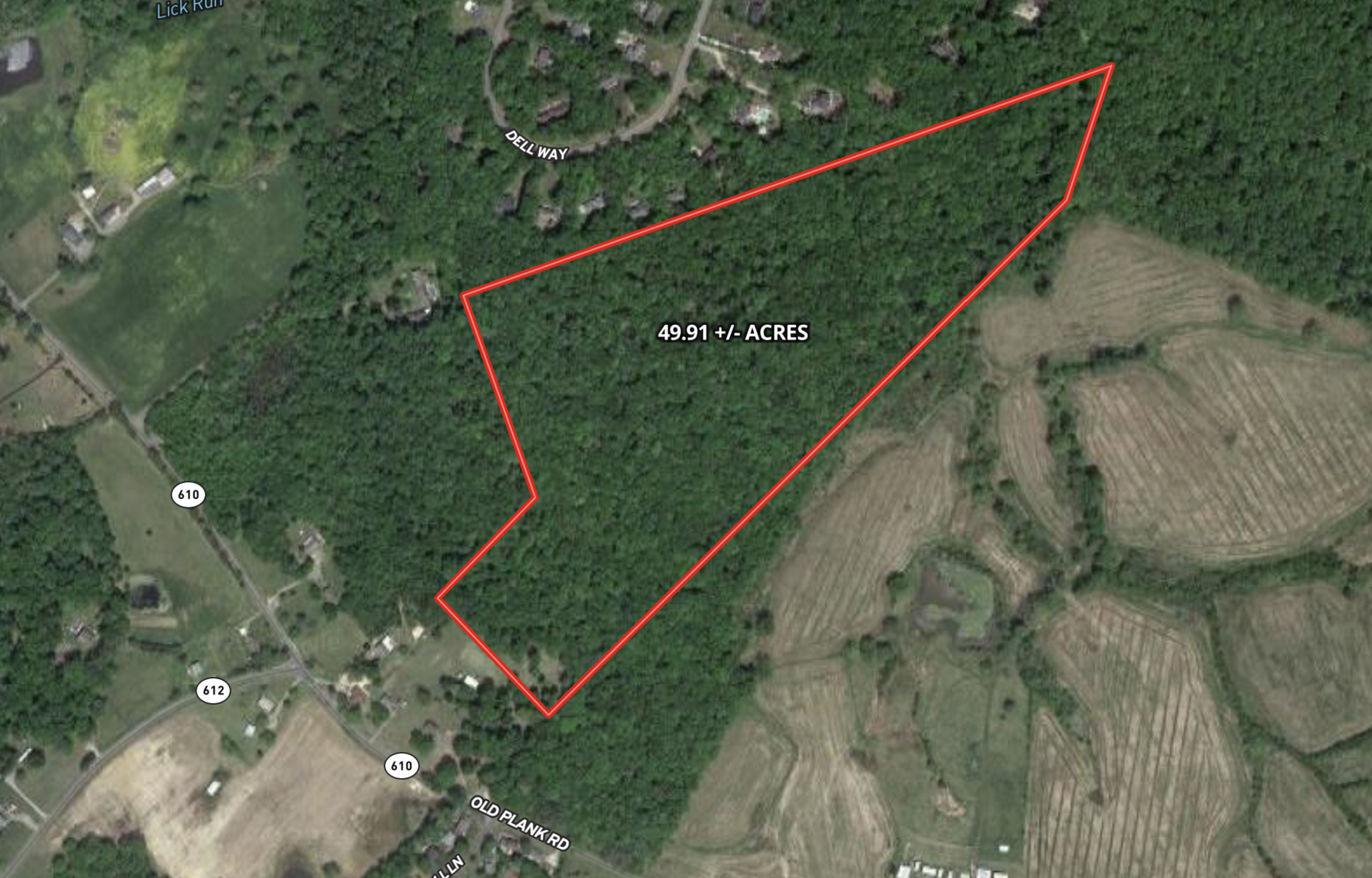 Image for 49.91 +/- Acres Off Old Plank Rd. w/Development Potential--Spotsylvania County, VA