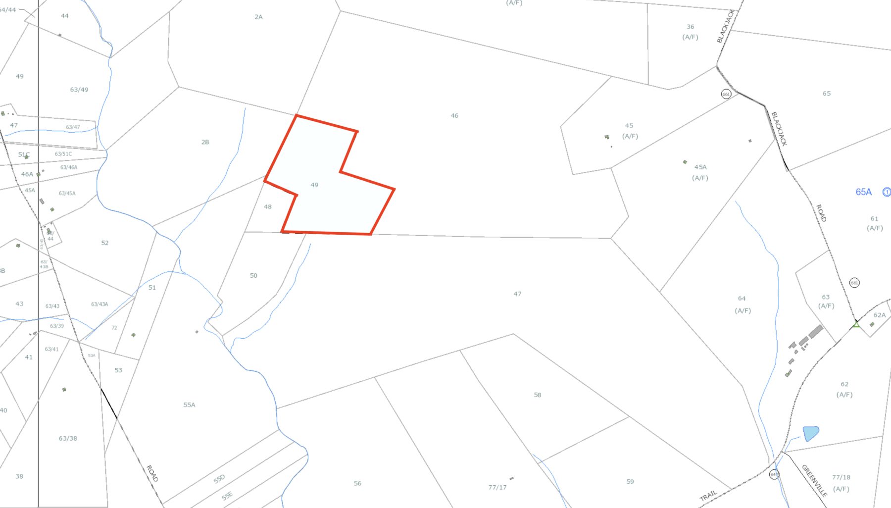 Image for Lot - 4 - (Peck) 36.2 acres, more or less, west of Blackjack Road, Tax Map 64-49 (Second Parcel Behind 22302 Blackjack Rd., Culpeper)