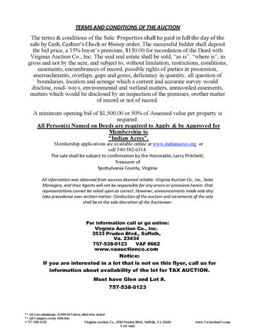 Image for Indian Acres - LIVE AUCTION