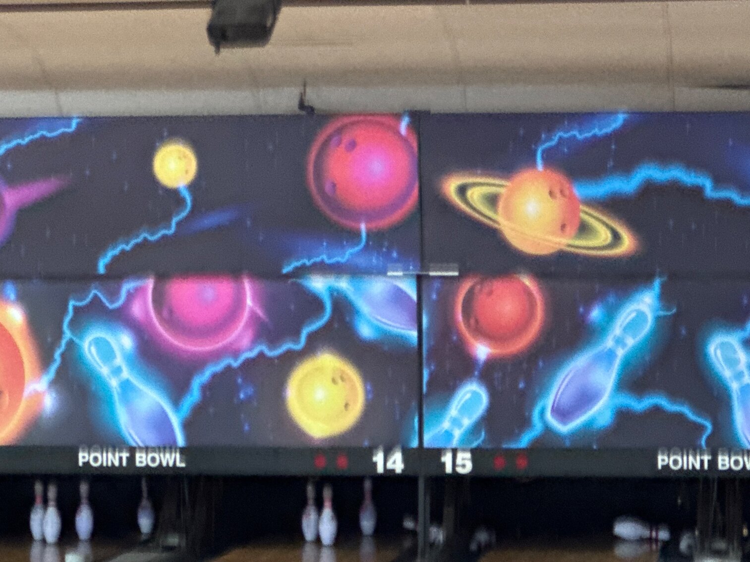 Bowling Alley Back Drop-Panels, Hardware, Brackets