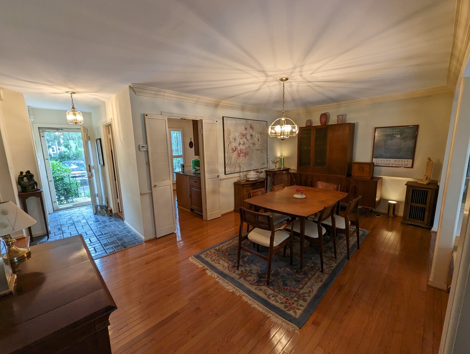 Image for 3 BR, 2.5 BA BRICK END-OF-GROUP TOWNHOME W/ MCM FURNITURE, HOUSEHOLD ITEMS, GLASSWARE, CHINA