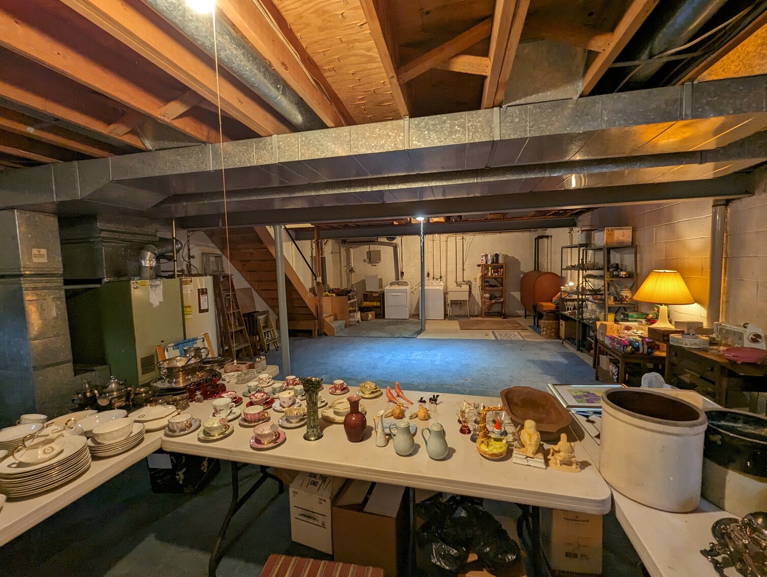 Image for 3 BR, 2.5 BA BRICK END-OF-GROUP TOWNHOME W/ MCM FURNITURE, HOUSEHOLD ITEMS, GLASSWARE, CHINA