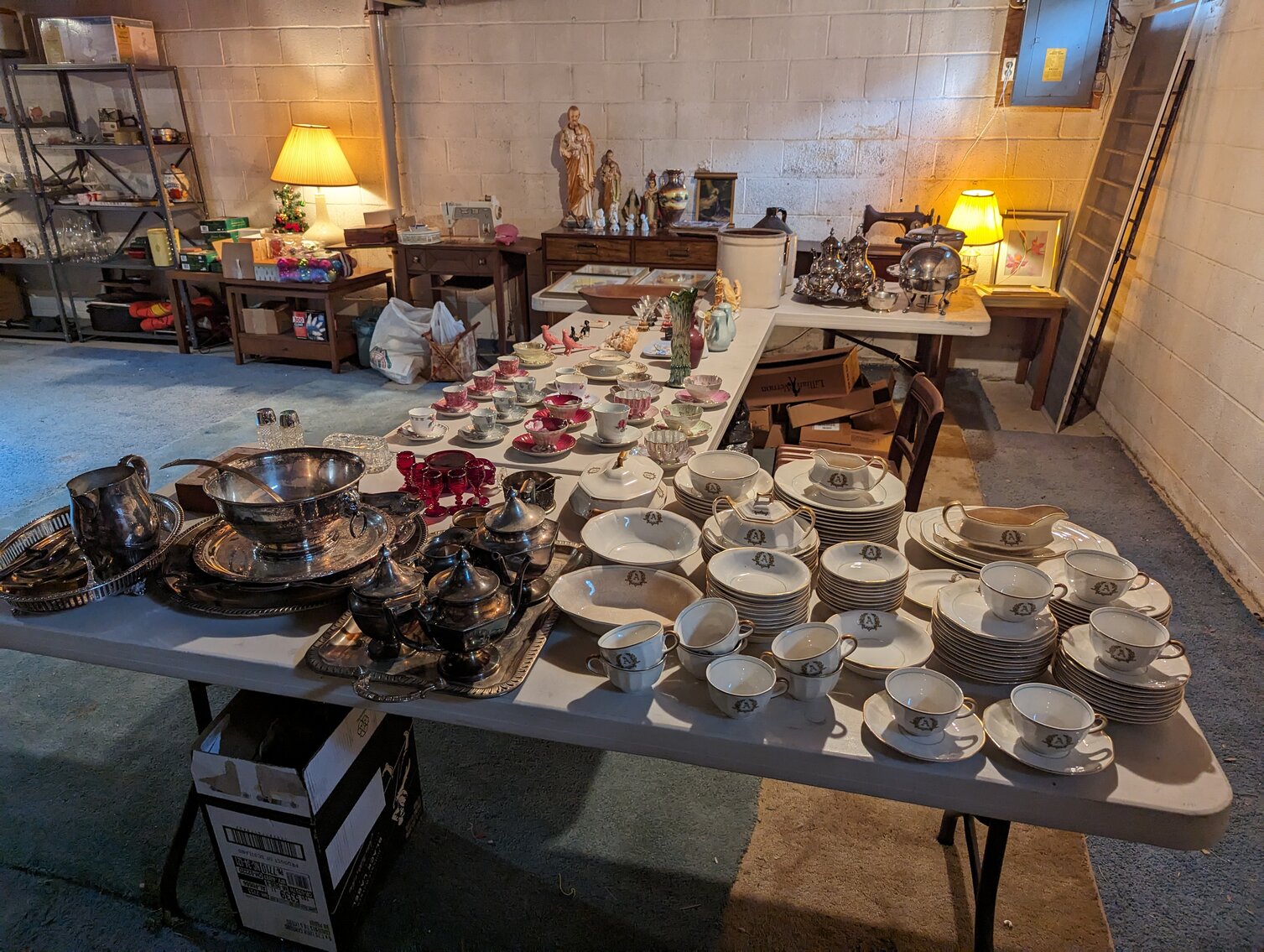 Image for 3 BR, 2.5 BA BRICK END-OF-GROUP TOWNHOME W/ MCM FURNITURE, HOUSEHOLD ITEMS, GLASSWARE, CHINA