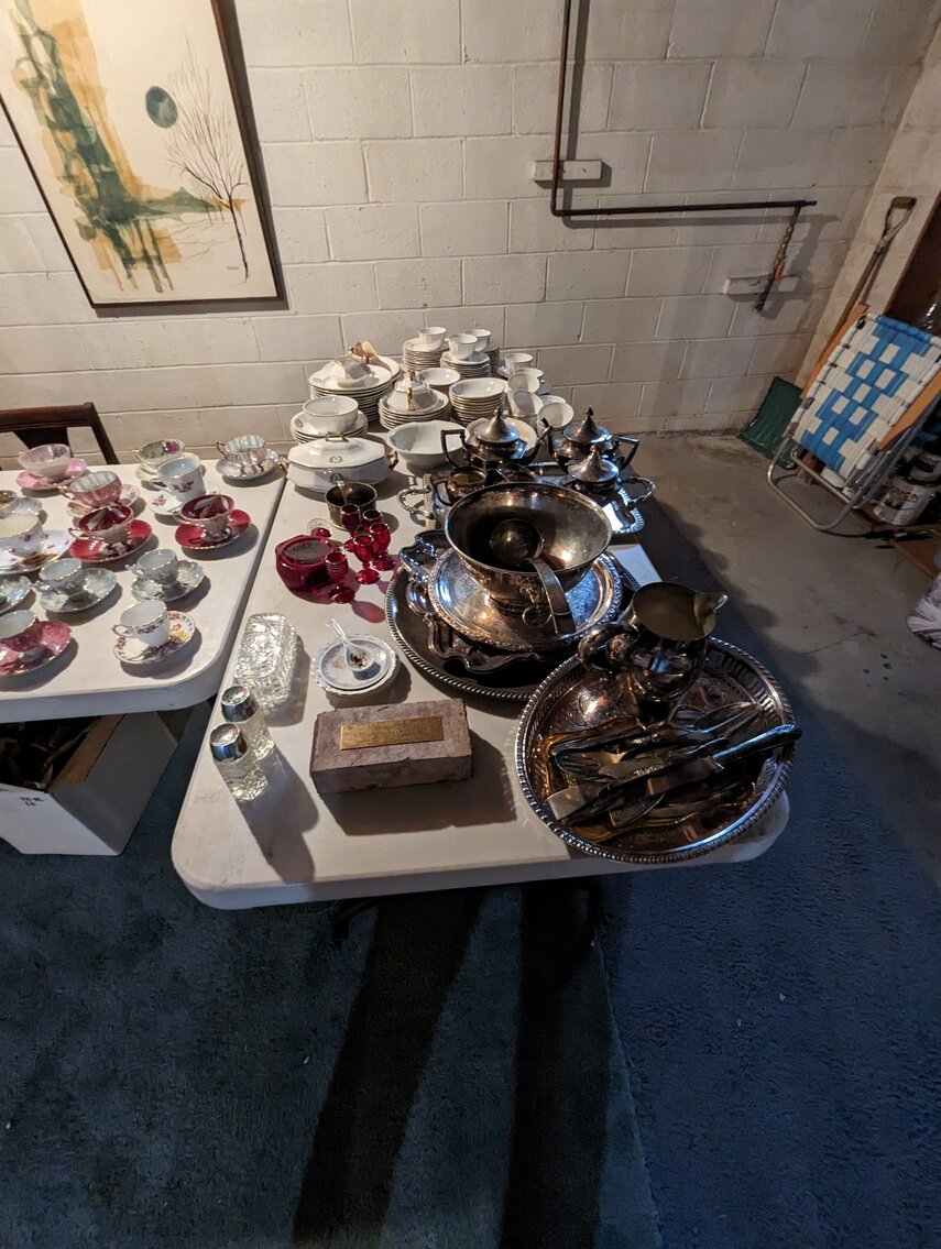 Image for 3 BR, 2.5 BA BRICK END-OF-GROUP TOWNHOME W/ MCM FURNITURE, HOUSEHOLD ITEMS, GLASSWARE, CHINA