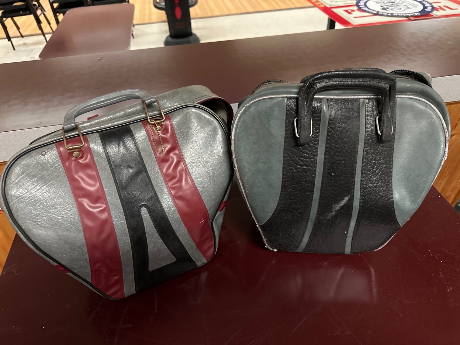 2 Vintage Bags with Balls