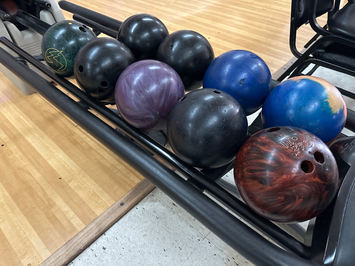 9 Bowling Balls