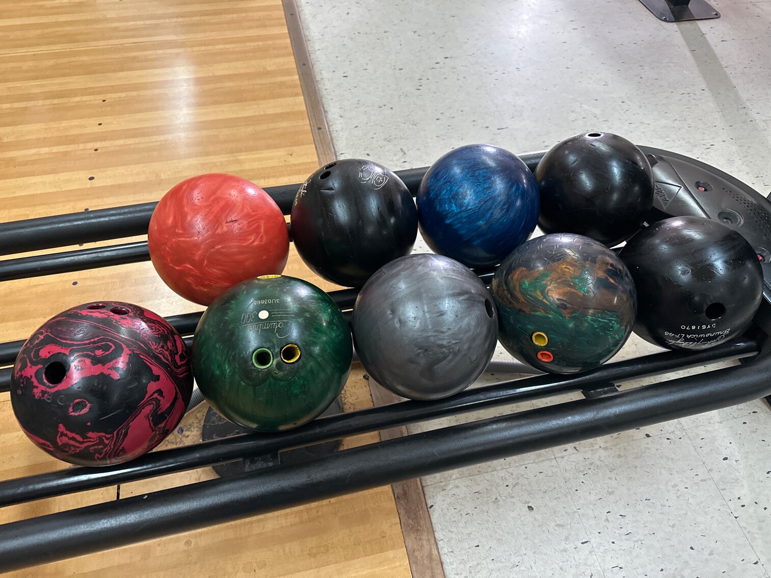 9 Bowling Balls