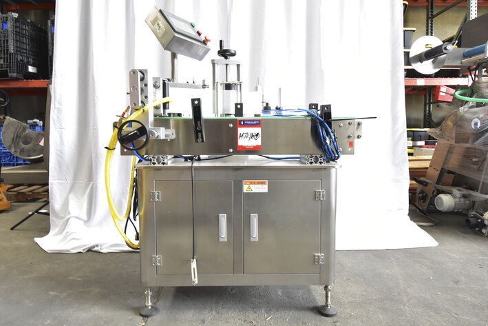 Image for MJK1618 Suny Group Canister Wet Wipes Line Labeling Machine