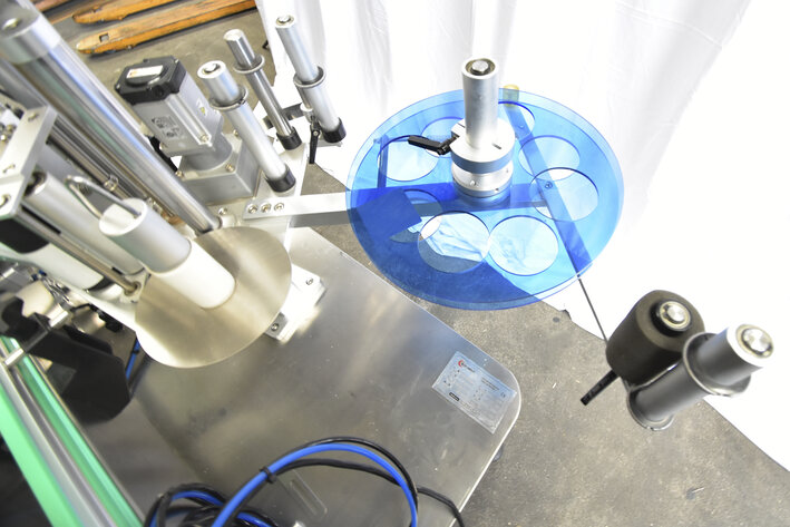 Image for MJK1620 Suny Group Canister Wet Wipes Line Labeling Machine