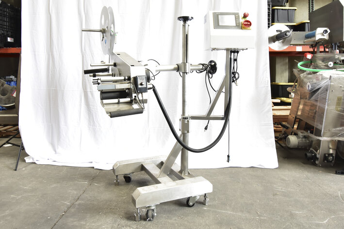 Image for ***SOLD*** MJK1621 Accutek Top Labeler For Lids