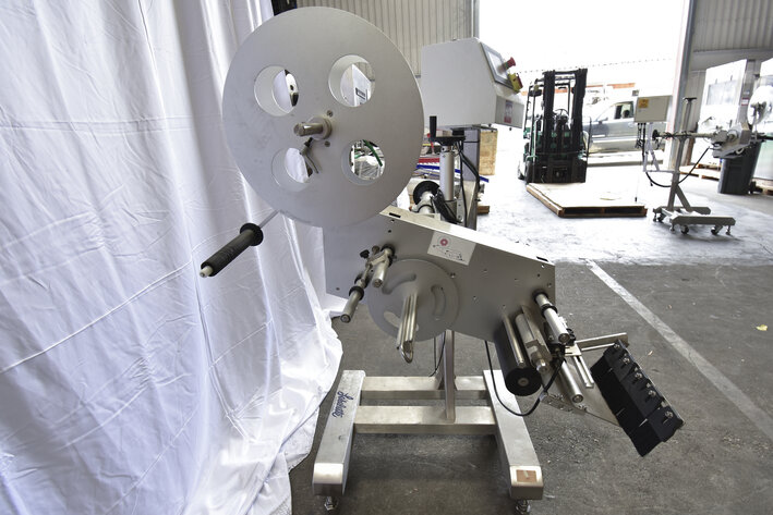 Image for ***SOLD*** MJK1622 Accutek Top Labeler For Lids