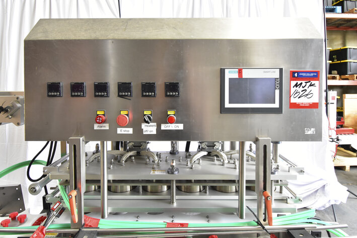 Image for ***SOLD*** MJK1626 Can Top Sealer Packaging Machine