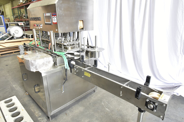 Image for ***SOLD*** MJK1626 Can Top Sealer Packaging Machine