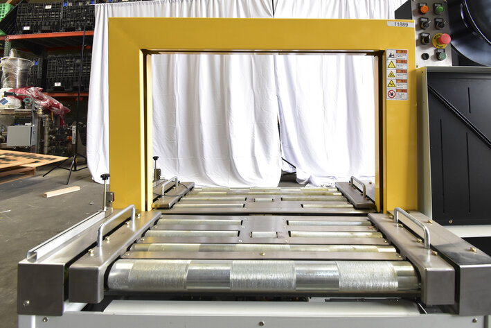 Image for MJK1627 Transfer Conveyor with Box Strapper
