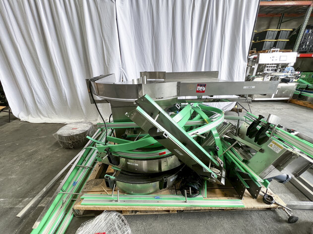 Image for ***SOLD*** MJK1642 Infeed Accumulation Table 48” Diameter