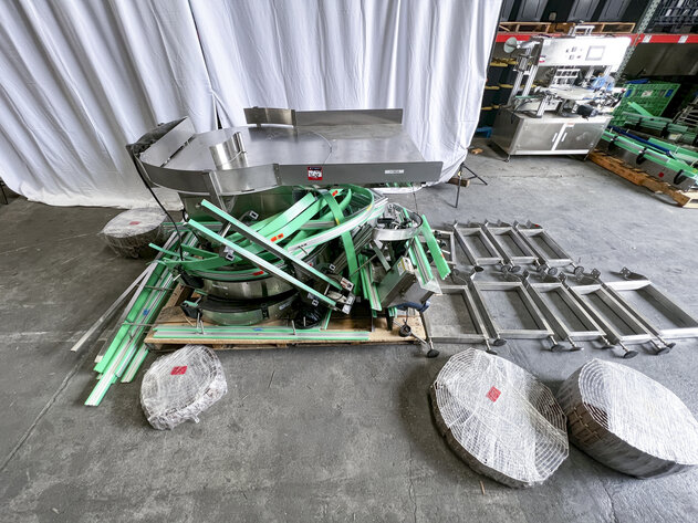 Image for ***SOLD*** MJK1642 Infeed Accumulation Table 48” Diameter