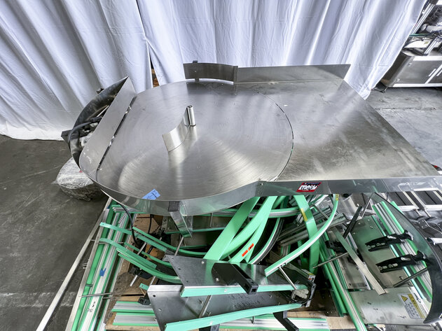 Image for ***SOLD*** MJK1642 Infeed Accumulation Table 48” Diameter