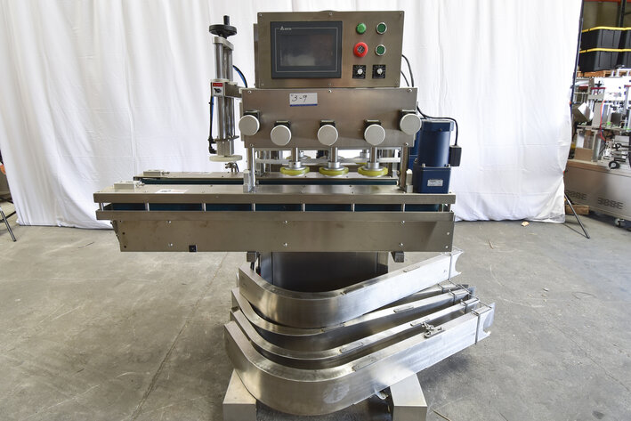 Image for MJK1656 Press Cap Machine with 6 spindle Retorquer