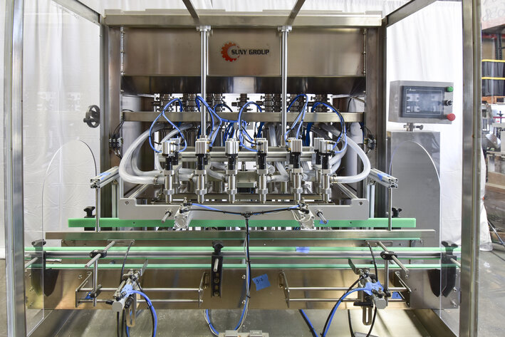 Image for MJK1658 Suny Group 12 Head Liquid Filler Model: SYC2