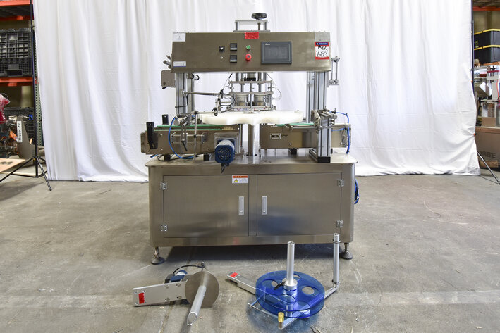 Image for MJK1659 Suny Group Wet Wipes Canister Sealing MachineModel Number: SYC2