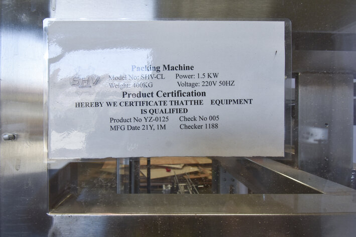 Image for MJK1672 SHV Packing Machine