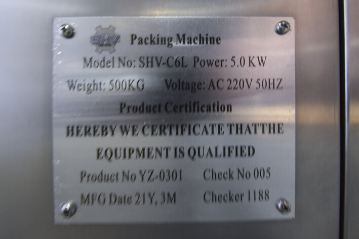 Image for MJK1675 SHV Packing Machine SHV-C6L