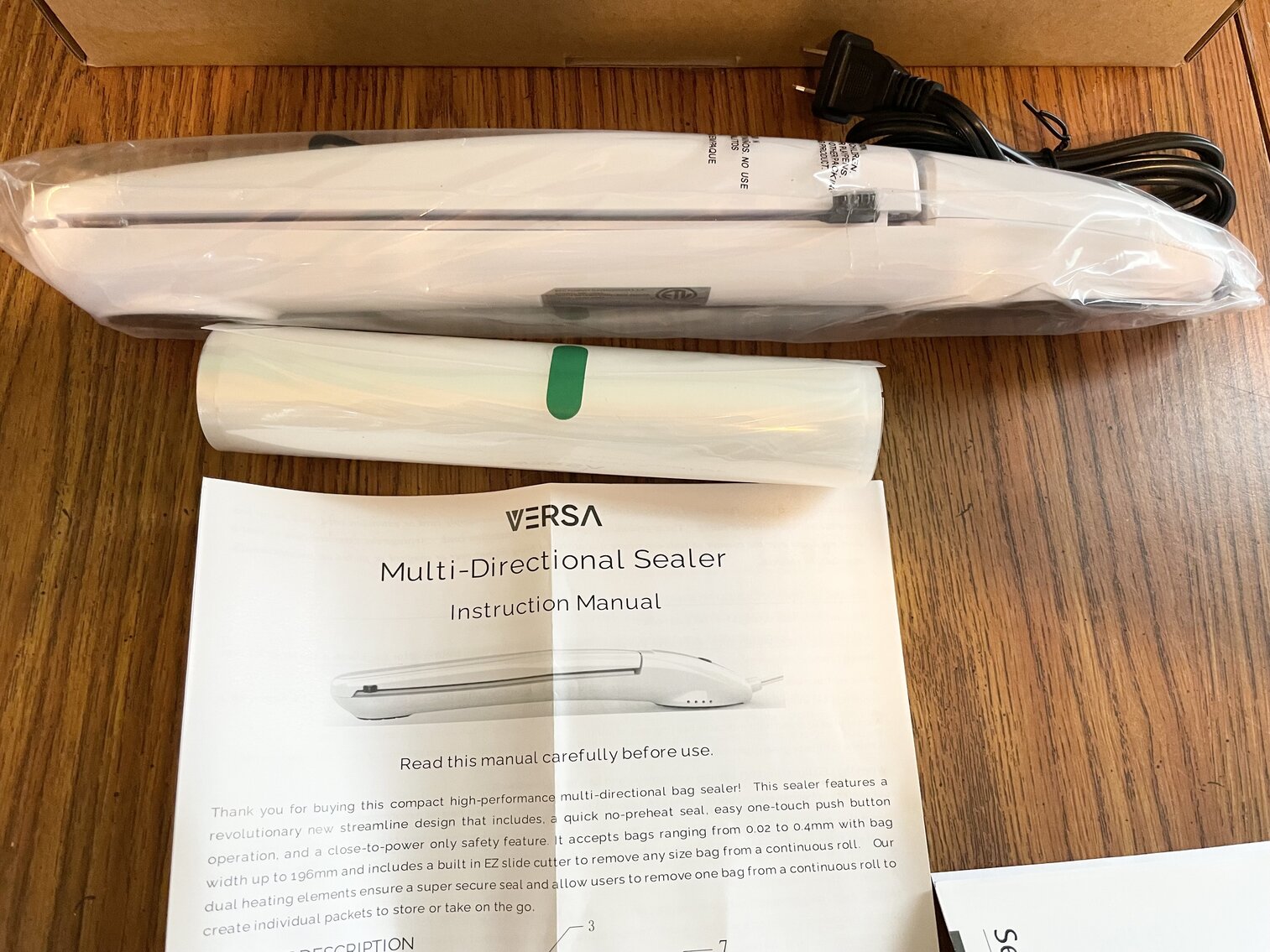 Brand New Versa Multi-Directional Sealer