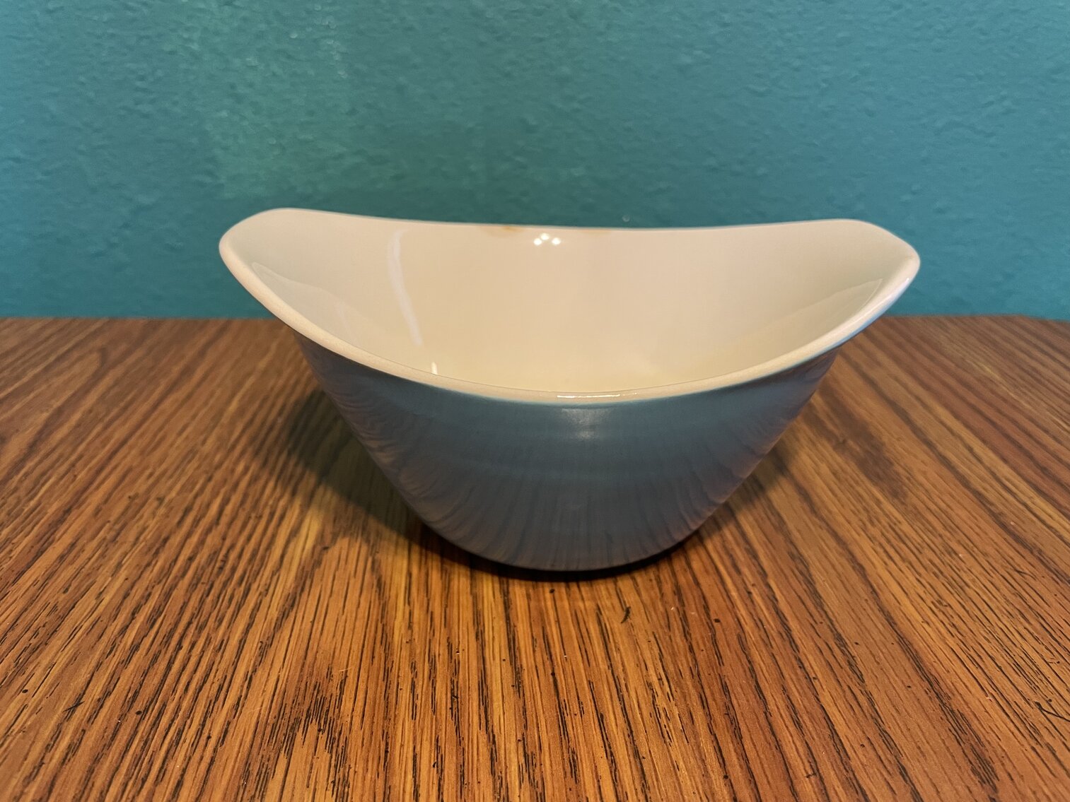 Vintage MCM Small Blue Heaven Ceramic Bowl