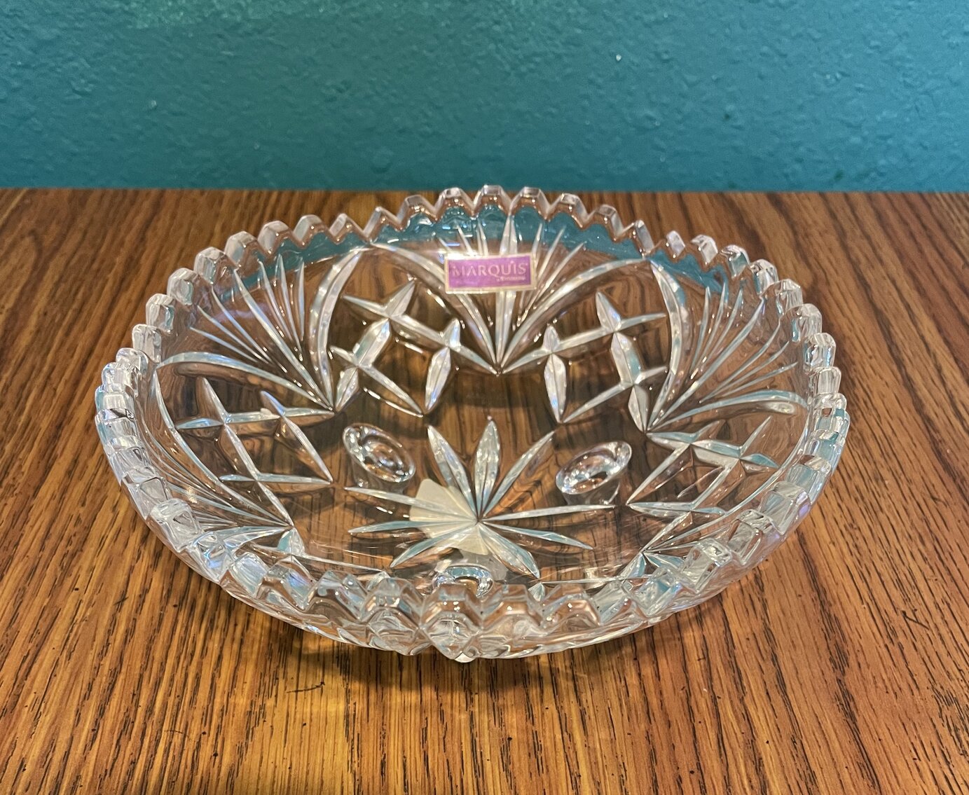 Waterford Marquis Footed Crystal Bowl 6”