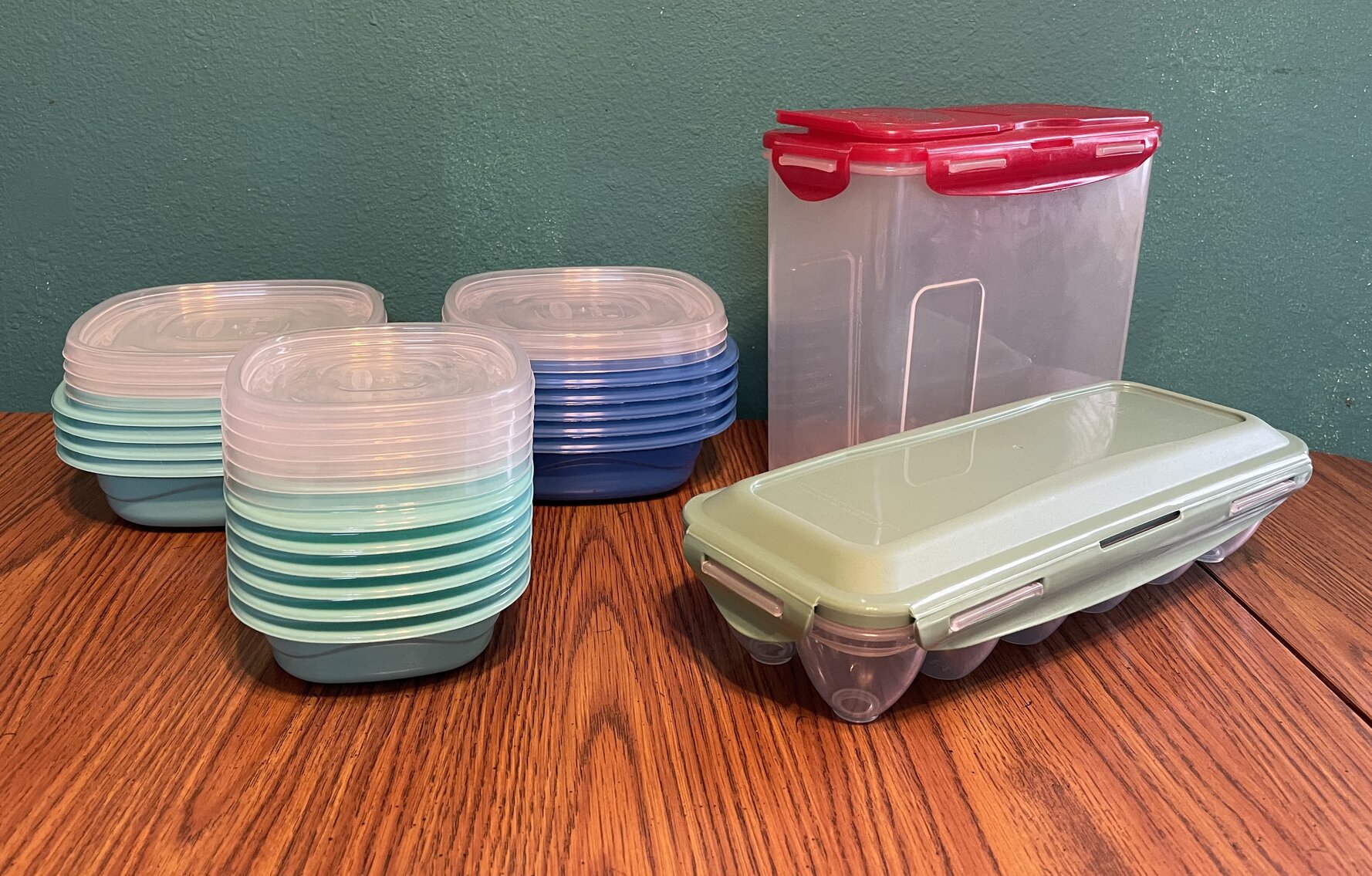 Lot of Storage Containers