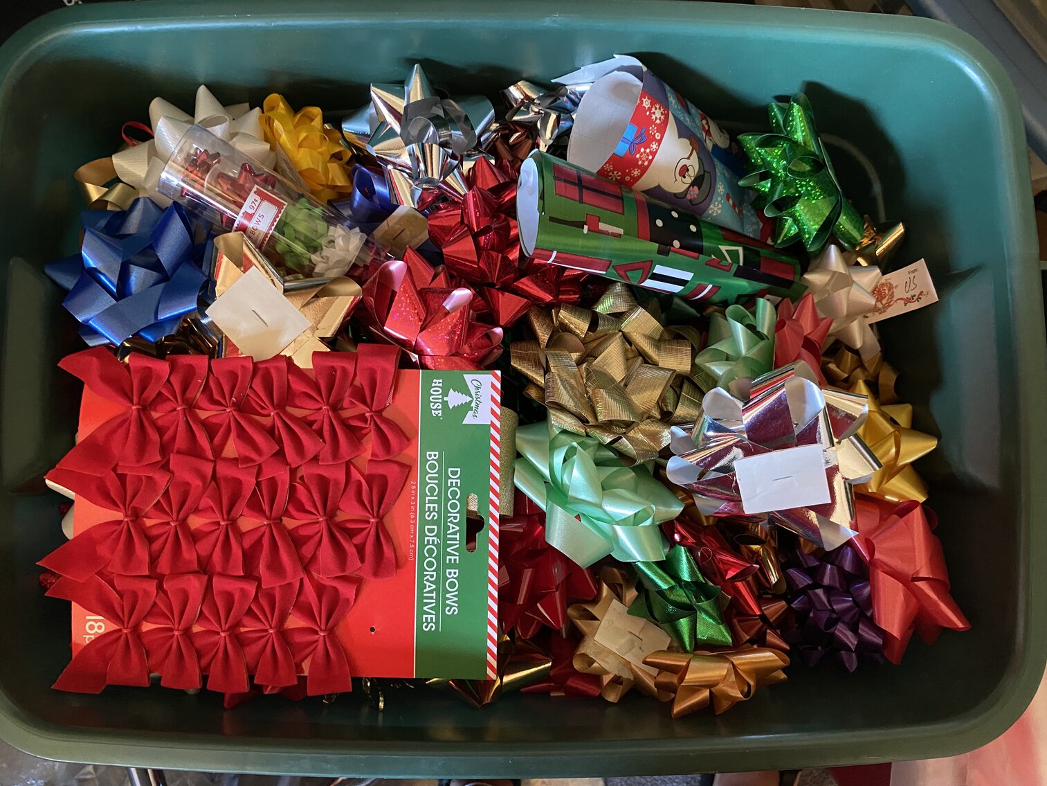 Large Lot Gift boxes and Bows, etc