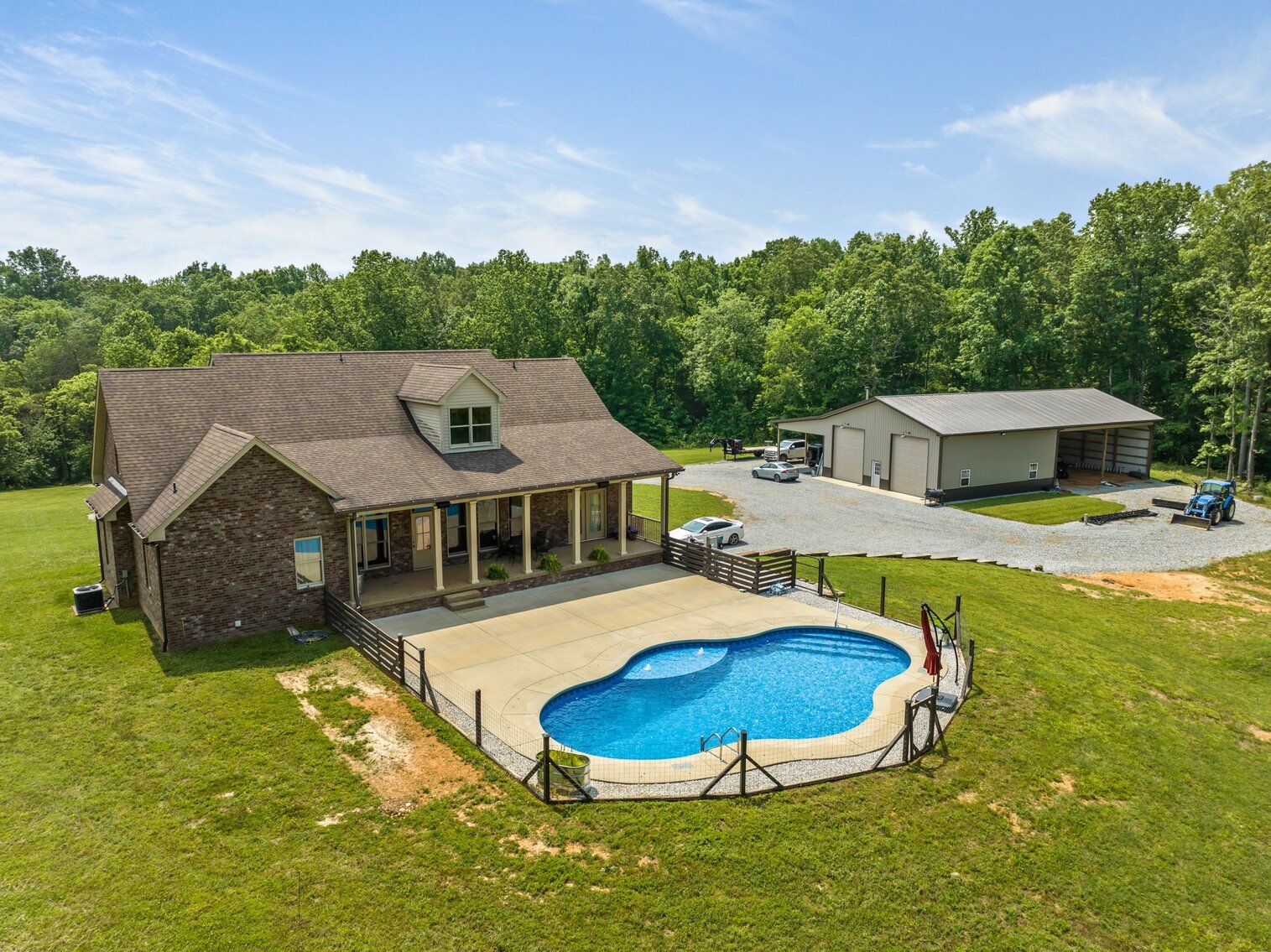 Image for Williamson County Farm - 25.4 acre Farmstead - House w/6,840 sq ft  - New Workshop Barn