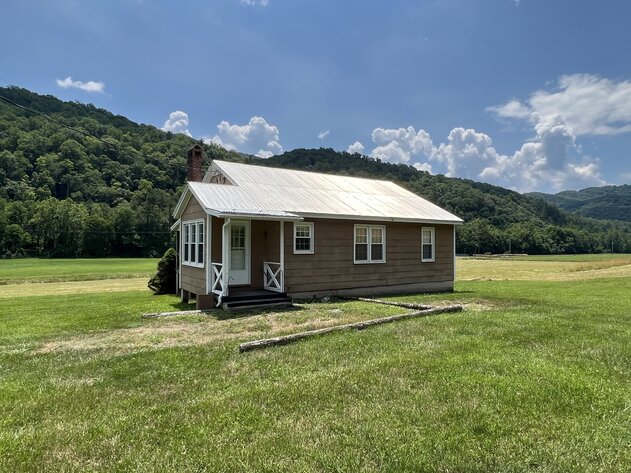 Image for SOLD! | Online Public Auction | 169± AC Waterfront Mountain Retreat | 3 BR/1 BA Cabin with Basement | 1759 Big Back Creek Rd. | Warm Springs, VA