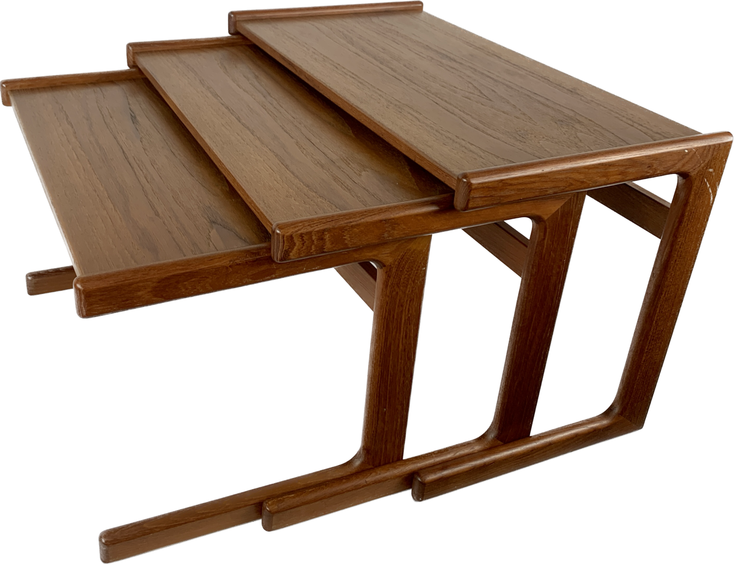 Salin Nyborg Style Danish Teak Nesting Tables 