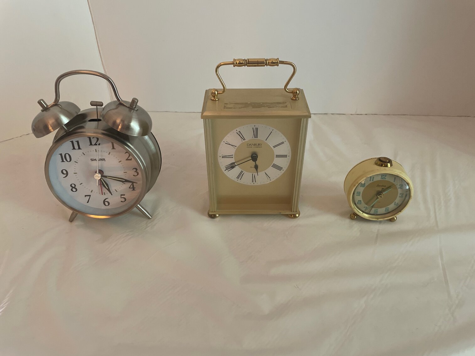 Clocks - 3 small table top clocks