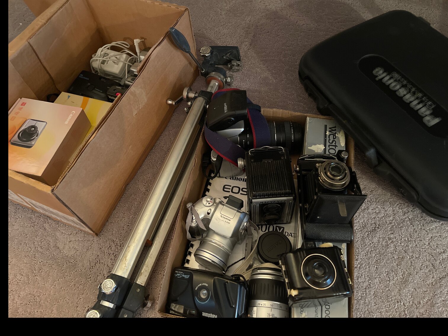 Cameras and Camcorder with Tripod