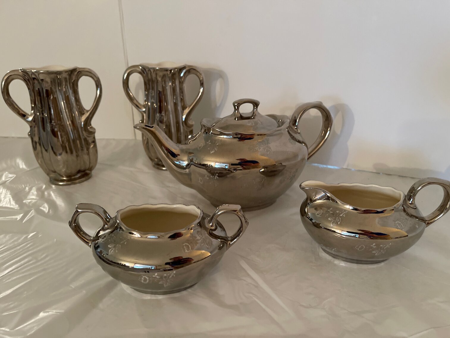 Pearl China Co. - 5 Piece Tea Set