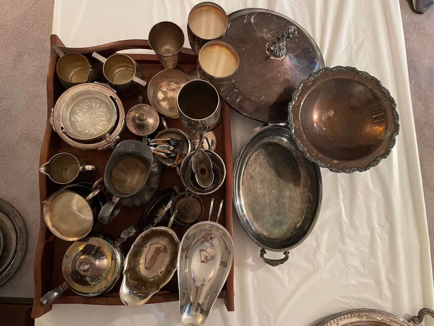 Silver plated miscellaneous items