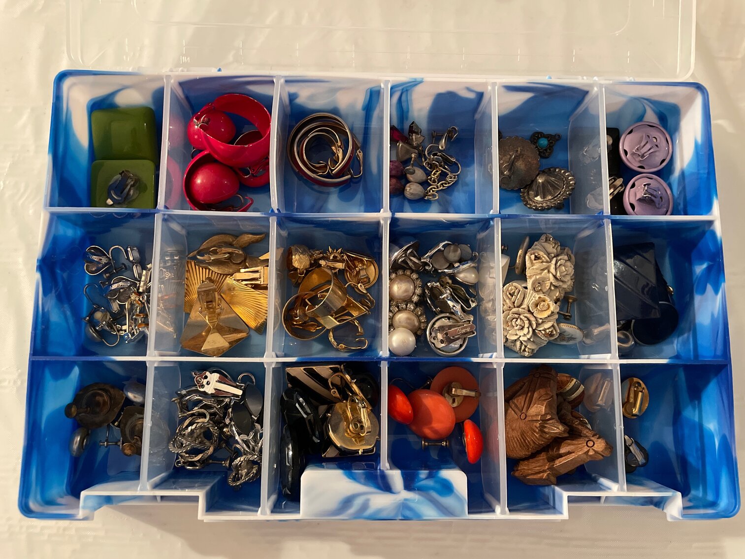 Jewelry - earrings, pins, tie tacks and more