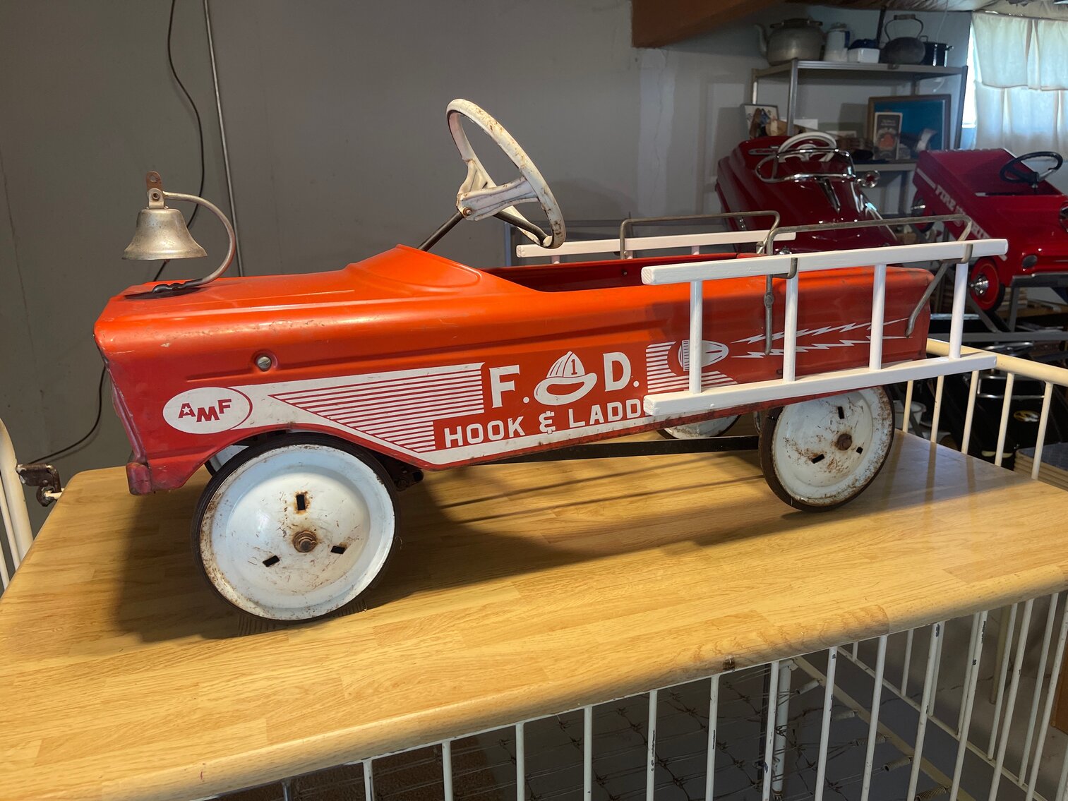 Pedal Car 3 of 5 - AMF Hook and Ladder